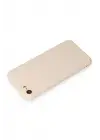 Newface iPhone 7 Kılıf First Silikon - Krem