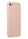 Newface Apple iPhone 7 Kılıf First Silikon - Pudra