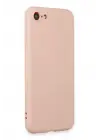 Newface iPhone 7 Kılıf First Silikon - Pudra