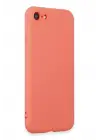 Newface Apple iPhone 7 Kılıf First Silikon - Turuncu