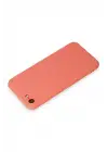 Newface iPhone 7 Kılıf First Silikon - Turuncu