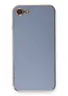 Newface iPhone 7 Kılıf Volet Silikon - Mavi