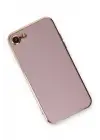 Newface iPhone 7 Kılıf Volet Silikon - Mor