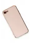Newface iPhone 7 Kılıf Volet Silikon - Pembe
