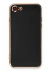 Newface iPhone 7 Kılıf Volet Silikon - Siyah
