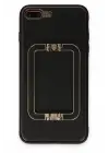 Newface Apple iPhone 7 Plus Kılıf Coco Elit Kapak - Siyah