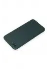 Newface Apple iPhone 7 Plus Kılıf First Silikon - Koyu Yeşil
