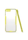 Newface Apple iPhone 7 Plus Kılıf Platin Silikon - Sarı