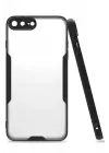 Newface iPhone 7 Plus Kılıf Platin Silikon - Siyah