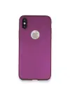 Newface Apple iPhone X Kılıf First Silikon - Mürdüm