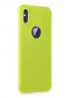 Newface Apple iPhone X Kılıf First Silikon - Parlak Sarı