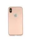 Newface iPhone X Kılıf First Silikon - Rose Gold