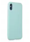 Newface Apple iPhone X Kılıf First Silikon - Turkuaz