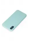 Newface iPhone X Kılıf First Silikon - Turkuaz