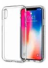 Newface Apple iPhone X Kılıf Lüx Şeffaf Silikon