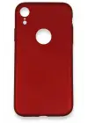 Newface Apple iPhone XR Kılıf First Silikon - Bordo