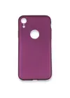 Newface Apple iPhone XR Kılıf First Silikon - Mürdüm