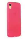 Newface iPhone XR Kılıf First Silikon - Pembe