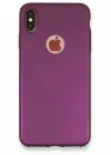 Newface Apple iPhone XS Max Kılıf First Silikon - Mürdüm