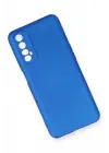 Newface Realme 7 Kılıf First Silikon - Mavi