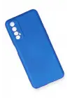 Newface Realme 7 Kılıf First Silikon - Mavi