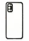 Newface Realme 7 Pro Kılıf Miami Şeffaf Silikon - Siyah