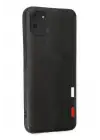 Newface Realme C11 Kılıf Loop Deri Silikon - Siyah
