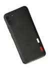 Newface Realme C11 Kılıf Loop Deri Silikon - Siyah