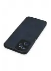 Newface Realme C35 Kılıf Loop Deri Silikon - Lacivert