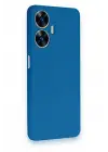 Newface Realme C55 Kılıf First Silikon - Mavi