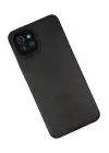 Newface Samsung Galaxy A03 Kılıf Loop Deri Silikon - Siyah