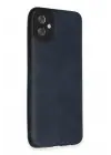 Newface Samsung Galaxy A04E Kılıf Loop Deri Silikon - Lacivert
