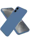Newface Samsung Galaxy A06 Kılıf First Silikon - Mavi