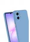 Newface Samsung Galaxy A07 4G First Silikon - Mavi