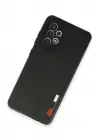 Newface Samsung Galaxy A72 Kılıf Loop Deri Silikon - Siyah