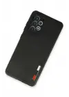 Newface Samsung Galaxy A72 Kılıf Loop Deri Silikon - Siyah