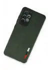 Newface Samsung Galaxy A72 Kılıf Loop Deri Silikon - Yeşil