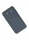 Newface Samsung Galaxy J7 Kılıf Nano içi Kadife Silikon - Gri
