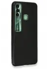 Newface Tecno Spark 7 Pro Kılıf First Silikon - Siyah