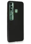 Newface Tecno Spark 7 Pro Kılıf First Silikon - Siyah