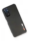 Newface Xiaomi Redmi Note 11 Kılıf Loop Deri Silikon - Siyah