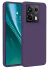Newface Xiaomi Redmi Note 13 Pro 4G Kılıf First Silikon - Mor