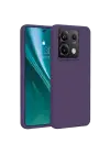 Newface Xiaomi Redmi Note 13 Pro 4G Kılıf First Silikon - Mor
