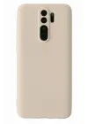Newface Xiaomi Redmi Note 8 Pro Kılıf First Silikon - Krem