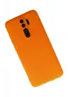 Newface Xiaomi Redmi Note 8 Pro Kılıf First Silikon - Turuncu