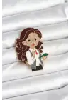 Öğretmen Figür Broş