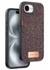 Onegif Apple iPhone 16E Bright Simli Kapak - Derin Mor