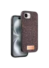 Onegif Apple iPhone 16E Bright Simli Kapak - Derin Mor