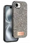 Onegif Apple iPhone 16E Bright Simli Kapak - Gold