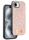 Onegif Apple iPhone 16E Bright Simli Kapak - Pembe